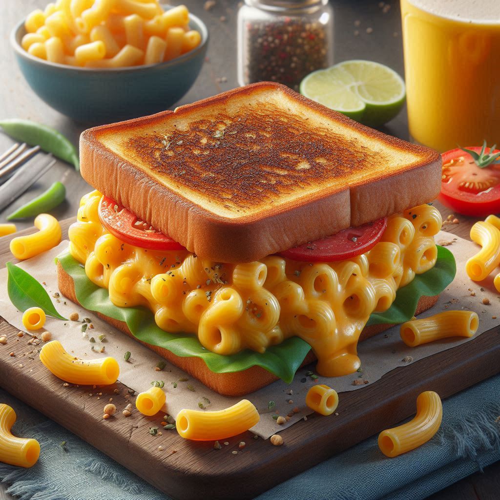 Mac n Cheese Sandwich