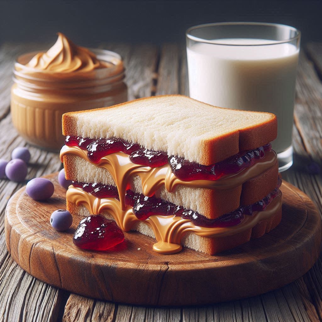 Peanut Butter and Jelly Sandwich - the ultimate comfort food. Well for me anyway. They're quick, easy, and not too expensive. Kids love them and can make them.